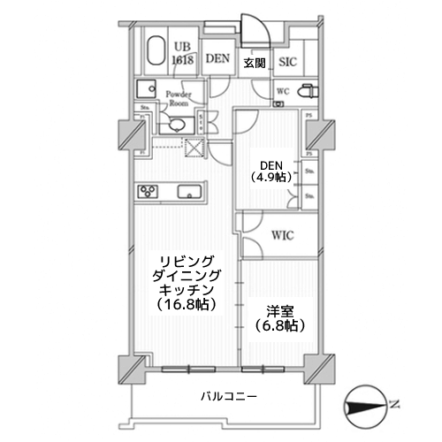 JP noie恵比寿西 - 間取り図