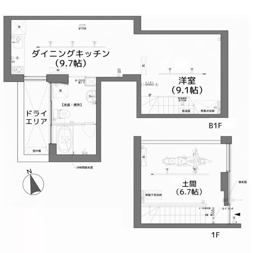 カシャノイエ - 間取り図