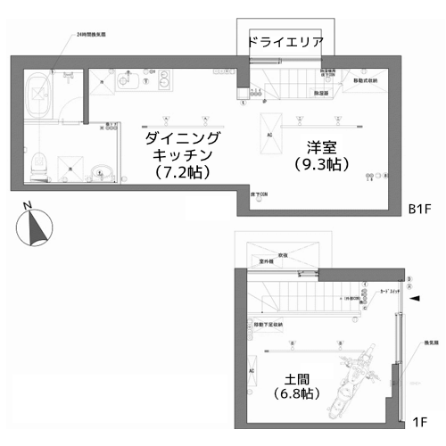 カシャノイエ - 間取り図