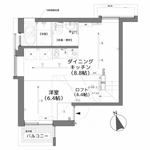 カシャノイエ - 間取り図