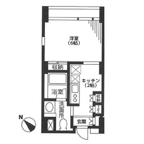 KDXレジデンス自由が丘 - 間取り図