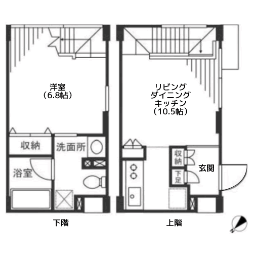 KDXレジデンス自由が丘 - 間取り図