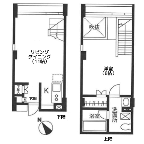 KDXレジデンス自由が丘 - 間取り図