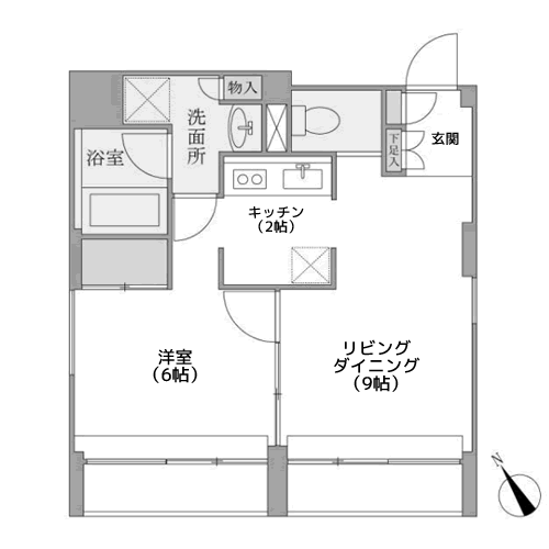 KDXレジデンス自由が丘 - 間取り図