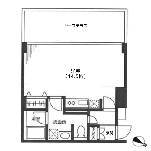 KDXレジデンス自由が丘 - 間取り図