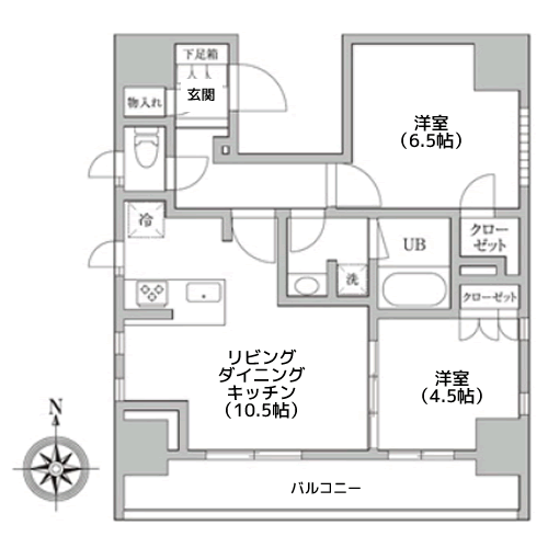 KDXレジデンス神田 - 間取り図
