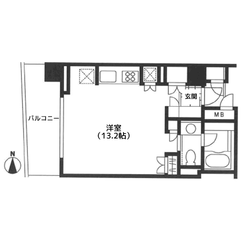 KDXレジデンス南麻布 - 間取り図