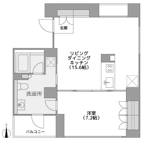 KDXレジデンス南麻布 - 間取り図