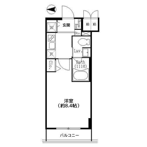 KDXレジデンス両国 - 間取り図