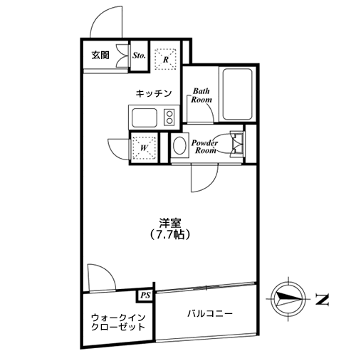 KDXレジデンス下馬 - 間取り図