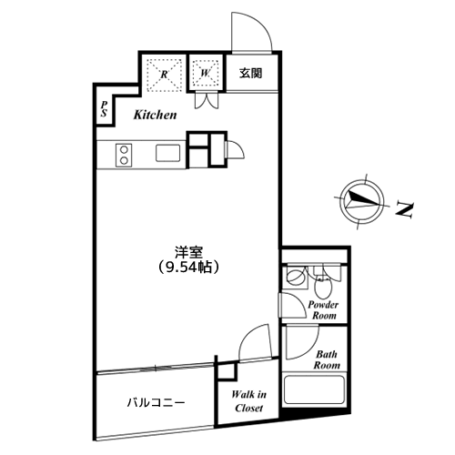 KDXレジデンス下馬 - 間取り図