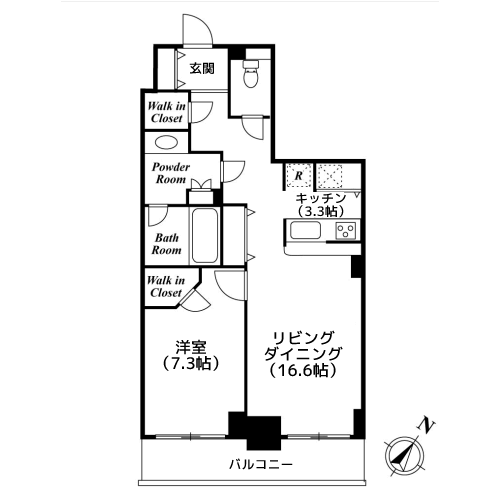 KDXレジデンス白金I - 間取り図