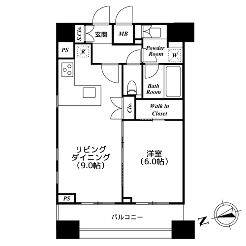 KDXレジデンス戸越 - 間取り図