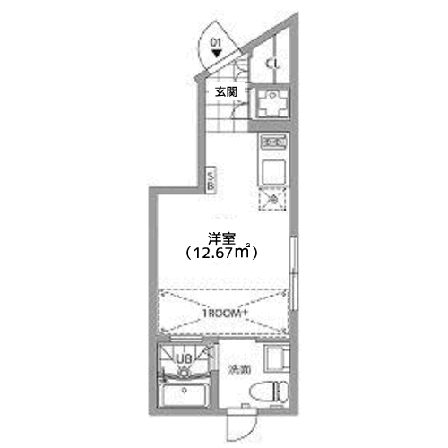 心葉テラス大岡山 - 間取り図