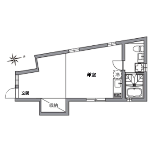 コミチテラス大岡山 - 間取り図
