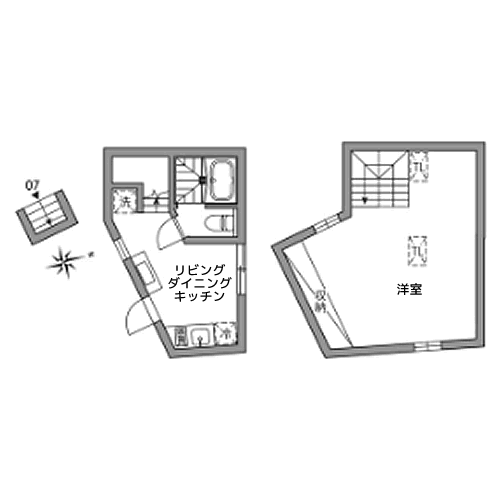 コミチテラス大岡山 - 間取り図