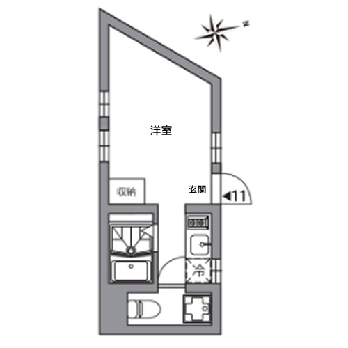 コミチテラス大岡山 - 間取り図