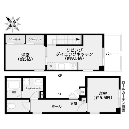 KUNSHI-RAN - 間取り図