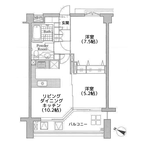 ラナイヘリテイジ - 間取り図