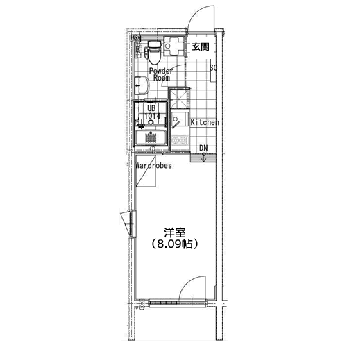 LAPiS中延 - 間取り図
