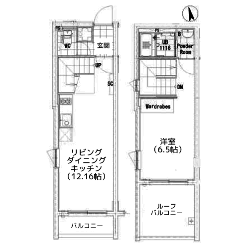 LAPis中延 - 間取り図