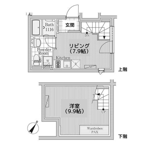 LAPiS白金高輪 - 間取り図