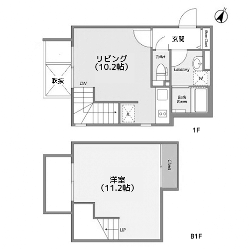 LAPiS代々木 - 間取り図