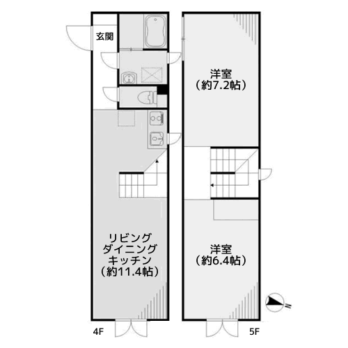 LAPiS COURT YOTSUYA - 間取り図