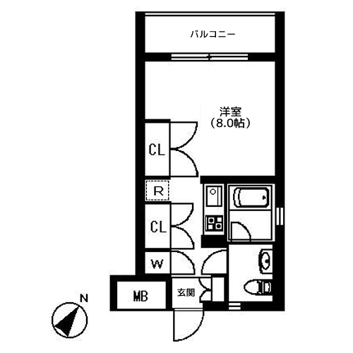 ラティエラ白金高輪 - 間取り図