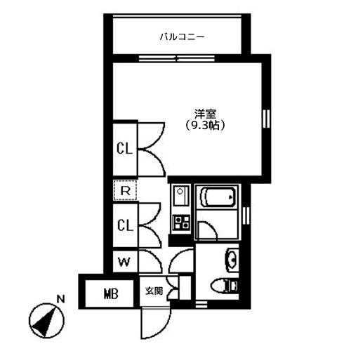 ラティエラ白金高輪 - 間取り図