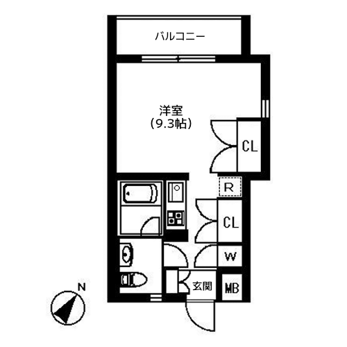 ラティエラ白金高輪 - 間取り図