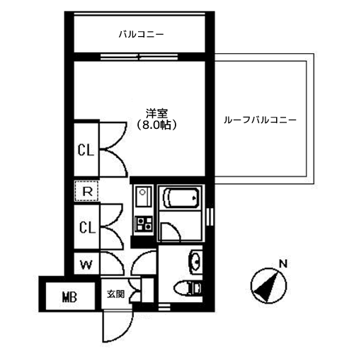 ラティエラ白金高輪 - 間取り図