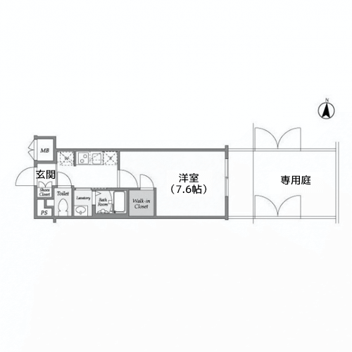 ラティエラ都立大学 - 間取り図
