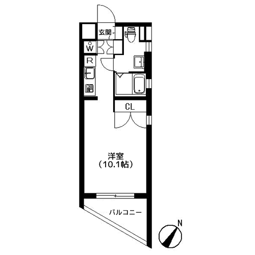 ラティエラ祐天寺 - 間取り図