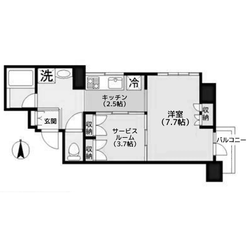 ル・パサージュ - 間取り図