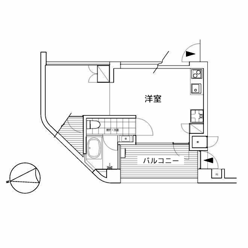 ル・シエル等々力 - 間取り図