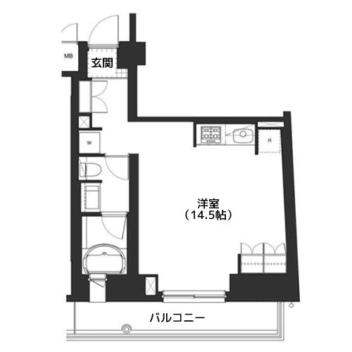 ルフォンプログレ学芸大学 - 間取り図