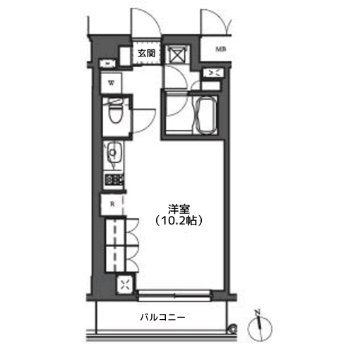 ルフォンプログレ学芸大学 - 間取り図