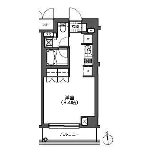ルフォンプログレ学芸大学 - 間取り図