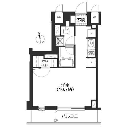 ルフォンプログレ学芸大学 - 間取り図