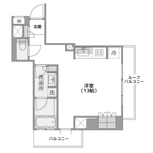 ルフォンプログレ学芸大学 - 間取り図