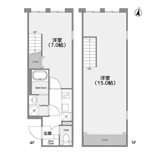 リーガランド小山 - 間取り図