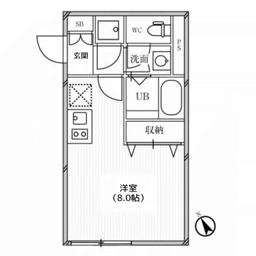 LEGALAND中目黒 - 間取り図