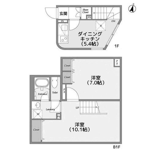 リーガランド笹塚 - 間取り図