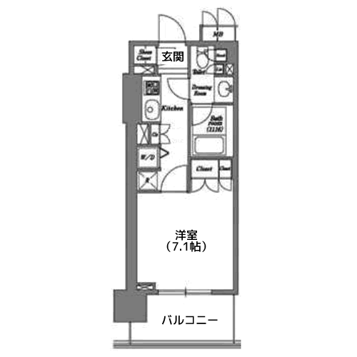 レキシントンスクエア白金高輪 - 間取り図