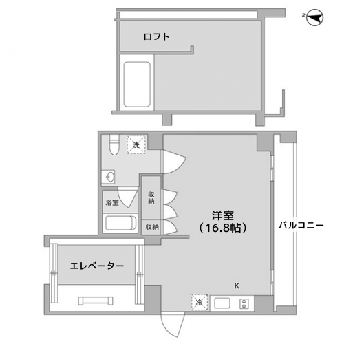 LIFT - 間取り図