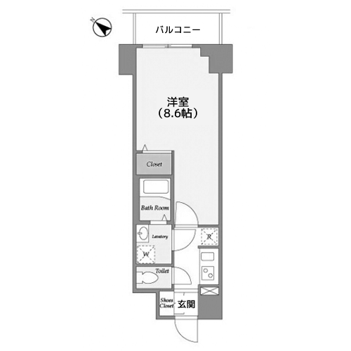 ライトテラス多摩川 - 間取り図