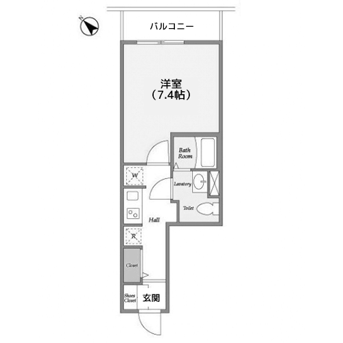 ライトテラス多摩川 - 間取り図