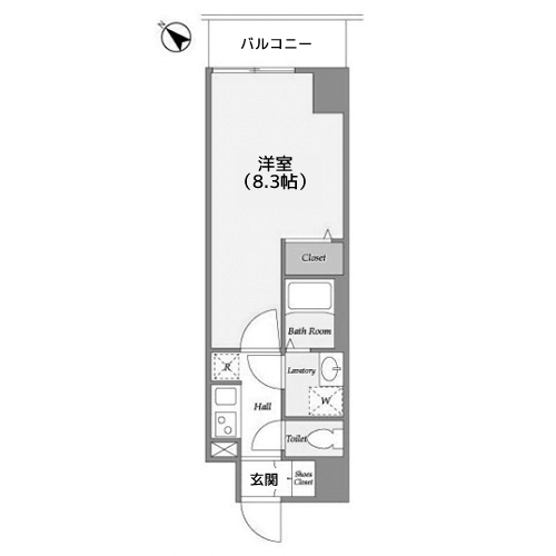 ライトテラス多摩川 - 間取り図