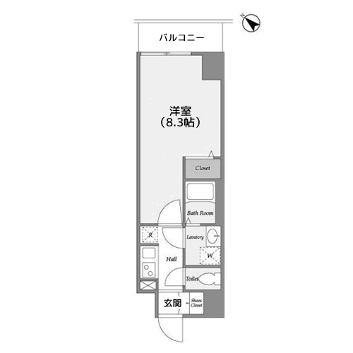 ライトテラス多摩川 - 間取り図